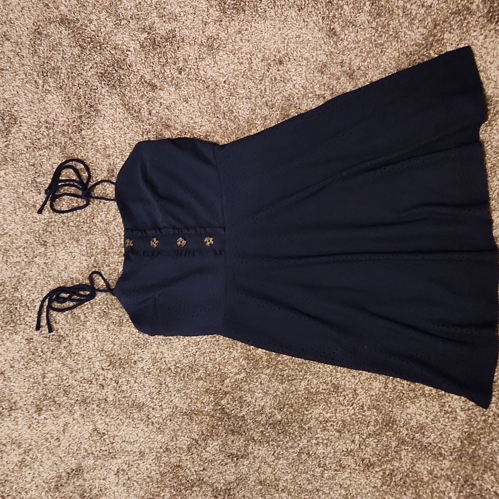 Speechless Navy Dress